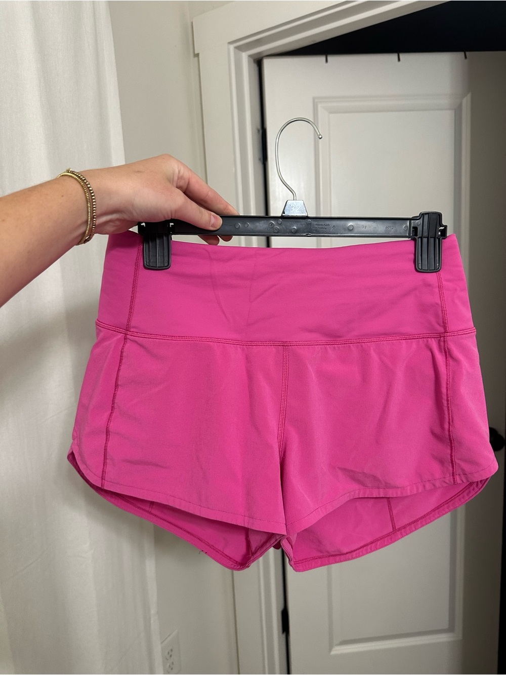lululemon athletica Hot Pink Run/Train Shorts